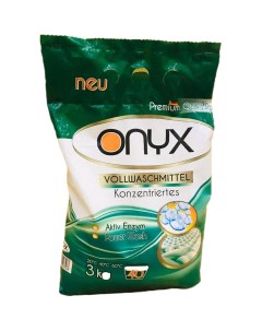 Стиральный порошок Vollwaschmittel универсальный концентрат 3 кг 40 стирок пакет Onyx