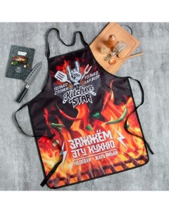 Фартук Kitchen star 65 80см 100 п э оксфорд 210г м2 Nobrand