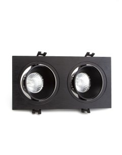 Встраиваемый светильник RS 10 02 потолочный черный GU10 Maple lamp