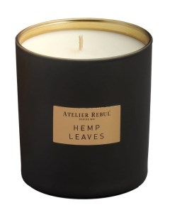 Парфюмированная свеча Hemp Leaves Scented Candle Atelier rebul