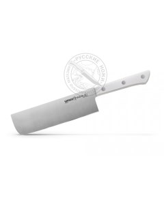 Нож кухонный HARAKIRI накири 161 мм SHR 0043W коррозионно стойкая сталь ABS плас Samura