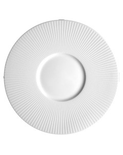 Тарелка мелкая с широким бортом Willow фарфор 28 5 см белый Steelite