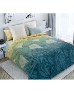 Комплект постельного белья 2х спальный поплин Прозрачный воздух 2150ЛН Текс-дизайн