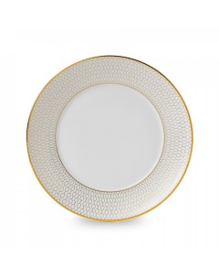 Тарелка десертная Arris 17 см костяной фарфор белый декор Wedgwood