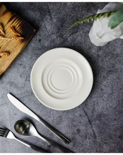 Тарелка под суповую чашку Seasons White 16 cм фарфор Porland