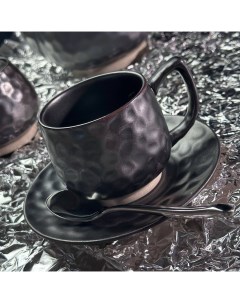 Чайный набор на 6 персон 12 предметов Roca чашки 250мл блюдца Lenardi