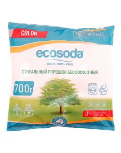 Стиральный порошок Color для цветного белья 700 г Ecosoda