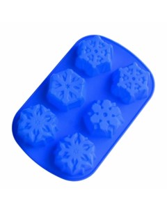 Форма для льда Новогодний силикон в ассортименте дизайн по наличию Nobrand