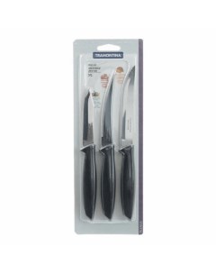 Набор кухонных ножей универсальных 3 шт в ассортименте дизайн по наличию Tramontina
