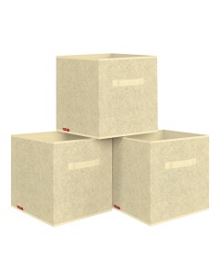 Коробки для хранения вещей MS BOX 3K 3 шт 31х31х31 см Valiant