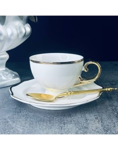 Чайный набор на 6 персон 12 предметов чашки блюдца Lenardi