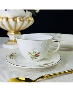 Чайный набор на 6 персон 12 предметов Доминика чашки 250мл блюдца Lenardi