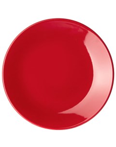Тарелка Фиренза ред 205х205х23мм фарфор красный белый Steelite
