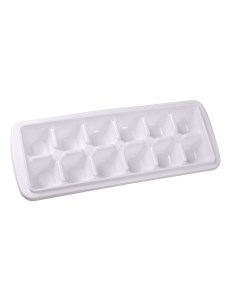 Форма для льда Рубин 168 безопасный пластик 12 ячеек 3 3см белый Takara