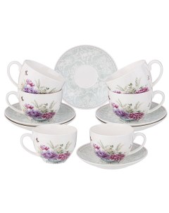 Чайный набор Lilac Лориан на 6 персон 12 предметов 280 мл Lefard
