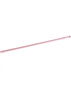 Карниз для ванной телескопический металлический цвет розовый 110 200 см Melodia