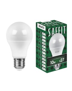 Лампа светодиодная LED 10вт Е27 белый код 55005 1шт Feron