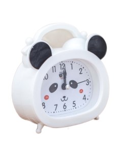 Часы будильник Smiling panda XD AS734 белый Nobrand
