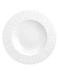 Тарелка глубокая для супа Oktawa 23 см белая Cmielow