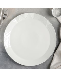 Тарелка обеденная Идиллия 30x3 см цвет белый Magistro