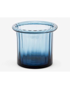 Подсвечник стекло синий 16 см Edg