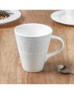 Чашка фарфоровая чайная Сrotone 220 мл цвет белый Magistro