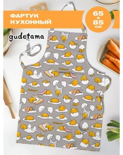 Фартук рогожка 65х85 с карманом 16650 1 Gudetama Непоседа