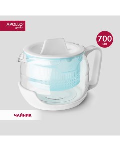 Чайник заварочный стеклянный с широким ситом Genio Compote 700 мл мятный Apollo