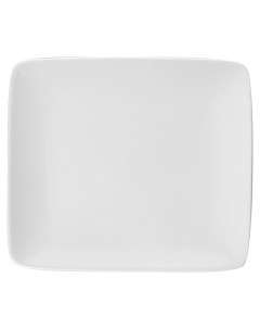 Тарелка сервировочная Plaza фарфор 25x22 см белый Tognana