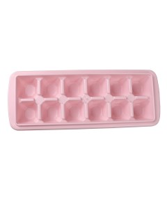 Форма для льда Рубин 168 безопасный пластик 12 ячеек 3 3см розовый Takara
