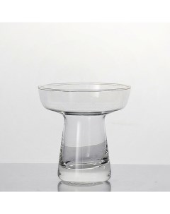Подсвечник ваза стеклянная 6364 8 5 см Неман