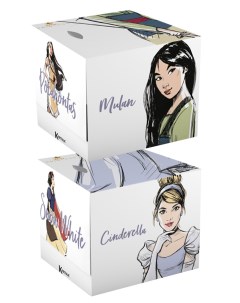 Набор Салфетки бумажные выдергушки Принцессы с рисунком Золушка Мулан 2 шт World cart