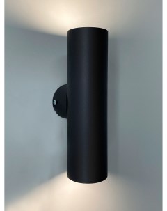 Интерьерный настенный точечный светильник INTERIOR TWIN R S черный Комлед
