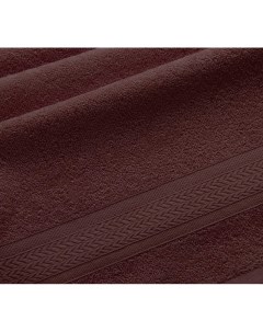 Полотенце 40х70 см махровое Утро коричневый Текс-дизайн