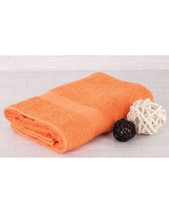 Полотенце махровое 40х70 оранжевый Полокрон