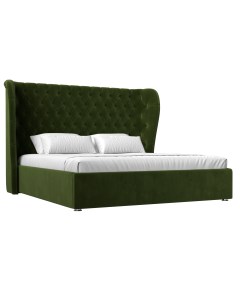 Кровать Далия 180 Зеленый микровельвет Лига диванов