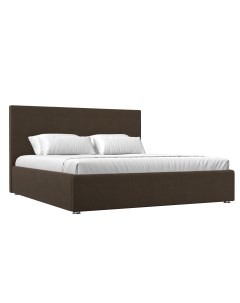 Интерьерная кровать Кариба 160 рогожка коричневый Лига диванов