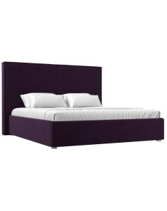 Кровать Аура 160 Фиолетовый велюр Лига диванов
