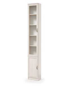 Шкаф комбинированный Олимп В 21 New Вудлайн кремовый Аруша венге Олимп-мебель