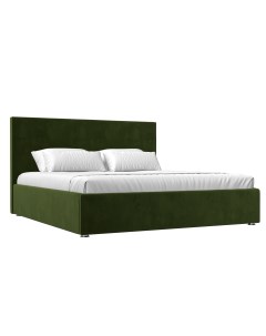 Кровать Кариба 160 Зеленый микровельвет Лига диванов