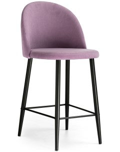 Барный стул Амизуре 448660 черный фиолетовый Woodville