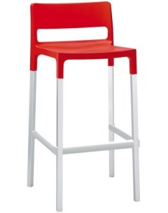 Барный стул Divo 005 2215 серебристый красный Reehouse
