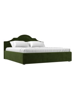Кровать Афина 200 Зеленый микровельвет Лига диванов
