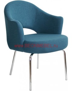 Дизайнерское кресло A621 кашемир Серо синий Beon