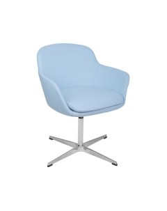 Дизайнерское кресло из кашемира A646 5 Elegance S Светло голубой Beon