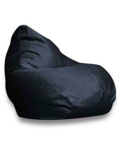Кресло мешок Груша XL Фьюжн Черное Dream