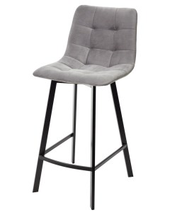 Комплект полубарных стульев 2 шт CHILLI QB SQUARE 461MC04050 светло серый М-city