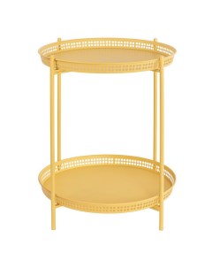Столик сервировочный 49 х 49 х 54 см желтый Гласар