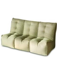Бескаркасный модульный диван Shape 3 one size рогожка Оливковый Dreambag