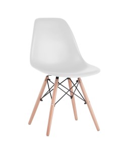 Комплект стульев 4 шт Eames CF 010 белый бежевый Brabix